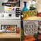 Halloween Stencils for Painting on Wood, Round Reusable Large (12 Welcome)